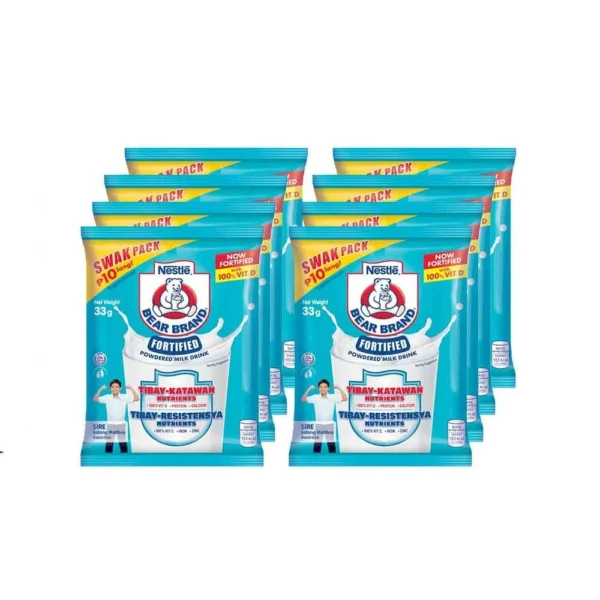 Bear Brand Fortified Powdered Milk Drink SWAK 33g x 8