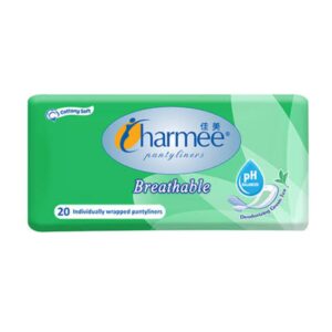 Charmee Panty liners Breathable Deodorizing Green Tea 20s