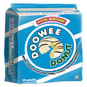 Doowee Donut White Choco 10x42g