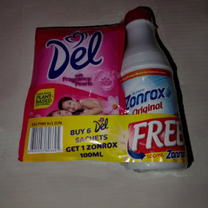 Del Pink 6x22ml + 1 Zonrox Original 100ml