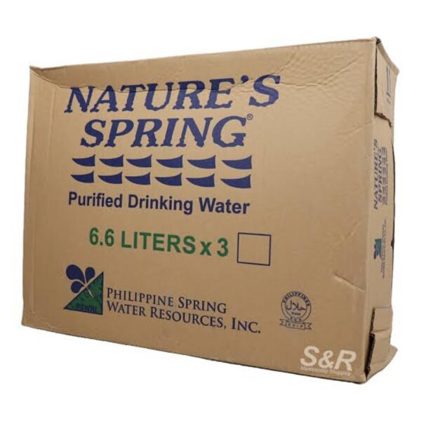 Nature Spring Distilled Water 3x6.6L - Image 2