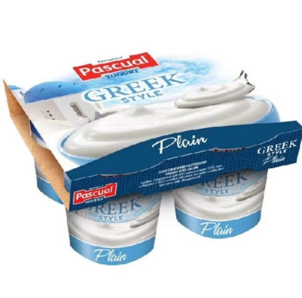Pascual Yogurt Greek Style Plain 4x100g