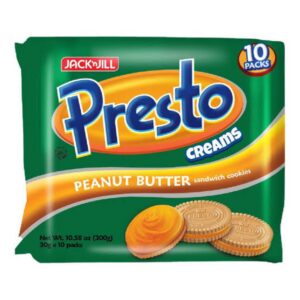 Presto Cream Peanut 10x30g