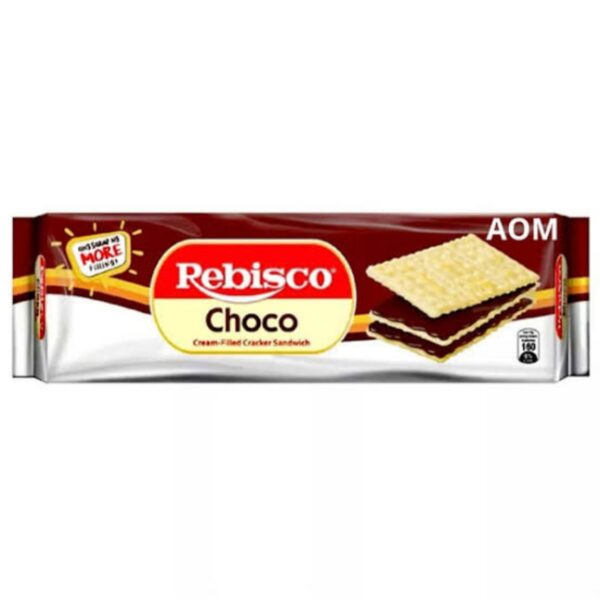 Rebisco Cream Filled Cracker Sandwich Choco 10x32g