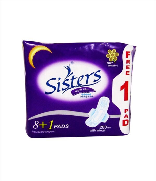 Sister Night Plus Dry Comfort 280mm w/ wings 8+1