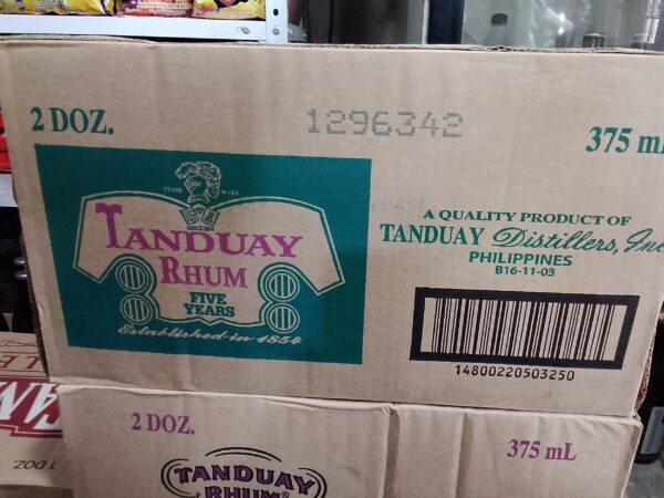 Tanduay 5yrs 12x375ml
