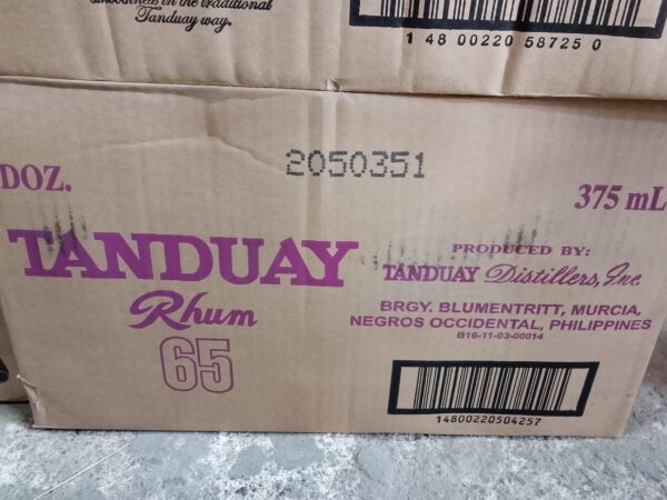 Tanduay 65 24x375ml