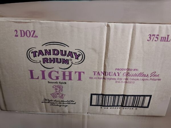 Tanduay Light 24x375ml