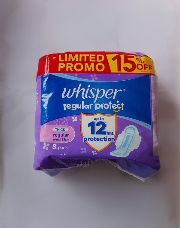 Whisper Thick Regular Wings 23cm 8pads