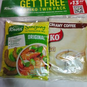 Knor Sinigang Sampalok Mix 22g plus kopiko Blanca twin