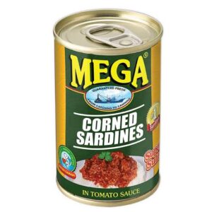 Mega Corned Sardines Green 155g