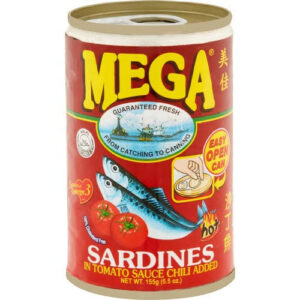 Mega Sardines Red 155g