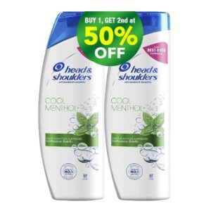 Head & Shoulder Menthol 2x170ml Buy 1, Get 2nd 50% off