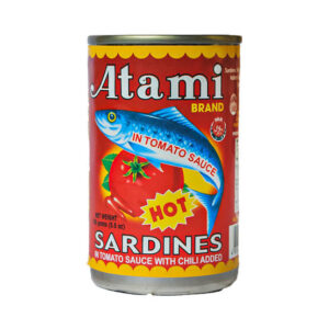 Atami Sardines Hot Red 155g