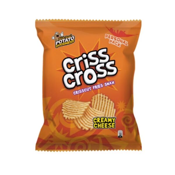 Criss Cross Creamy Cheese 20g