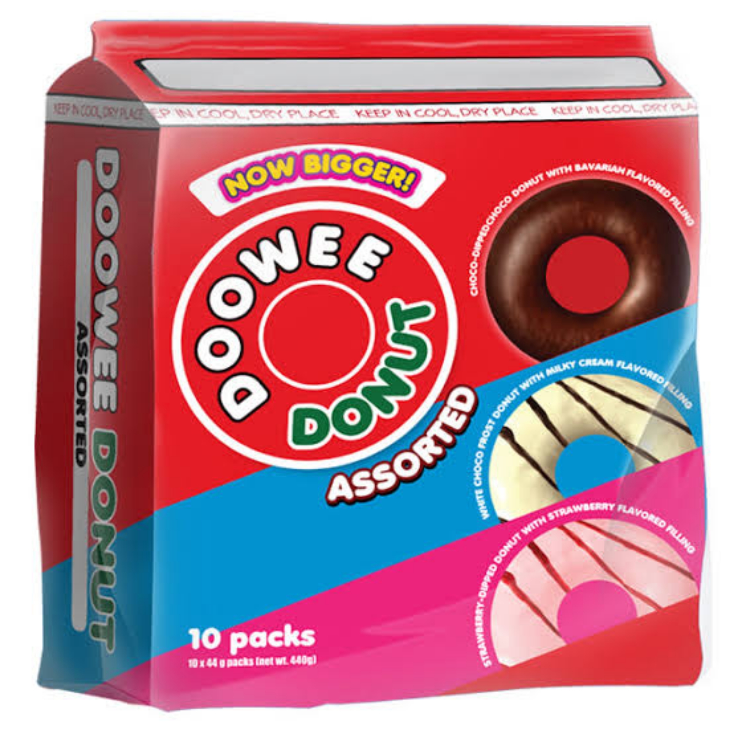 Doowee Donut Assorted 10x42g