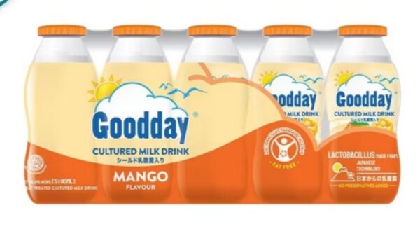 Goodday Cultured Milk Drink Mango 5x80ml