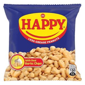 Happy Peanut Plain w/ Garlic Chips 25g