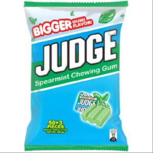 Judge Spearmint Chewing Gum approx 53pcs