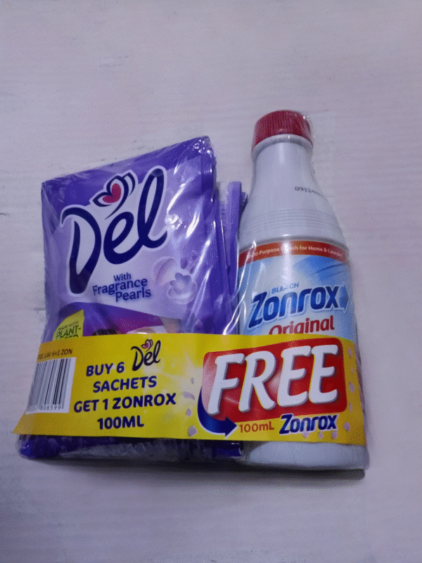 Del Lavander 6x22ml + 1 Zonrox Original 100ml