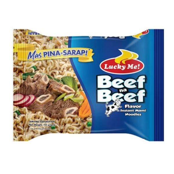 Lucky Me Noodles Beef 55g