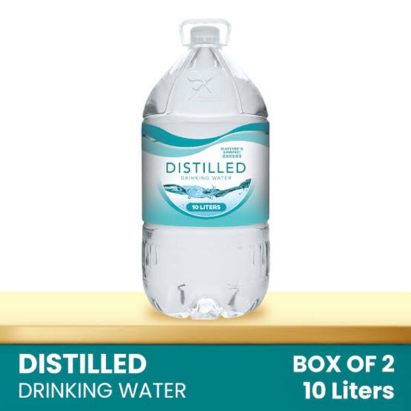 Nature Spring Distilled Water 2x10L