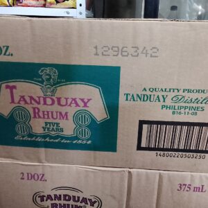 Tanduay 5yrs 12x375ml