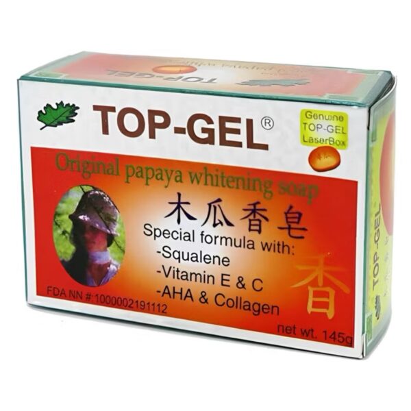 Top-Gel Original Papaya Whitening Soap 145g