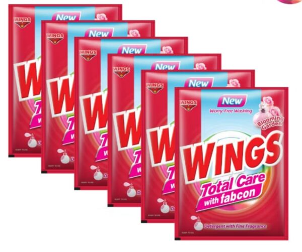 Wings W/ Fabcon Powder Garden Bloom 6x57g