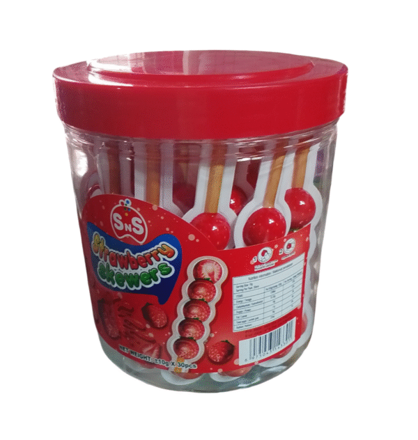 Strawberry Skewers 30x10g