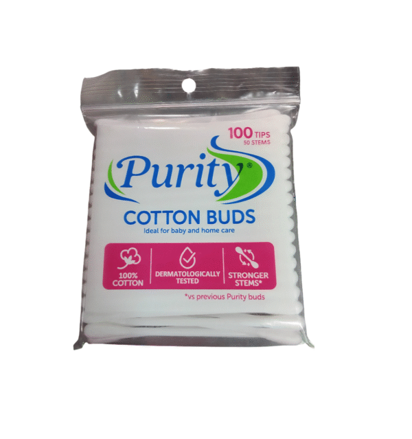 Purity Cotton Buds 100tips