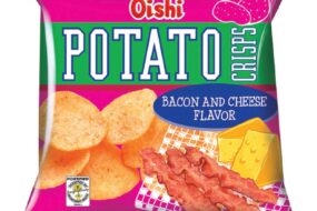 Oishi Potato Crisps Bacon & Cheese 18g