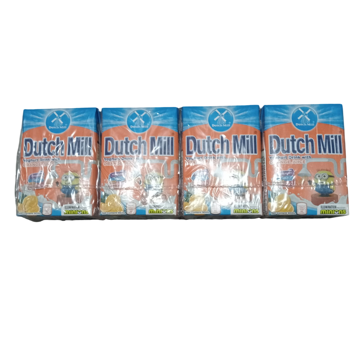 Dutch Mill yoghurt drink orange 4x90ml
