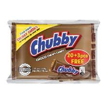 Chubby chocolate 23x4.8g (23+3)