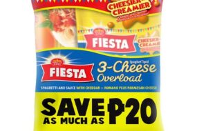 Fiesta SpagheTipid 3-Cheese Overload 1.6 kg