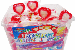 FOSEH Yes I Do heart lollipop 200pcs